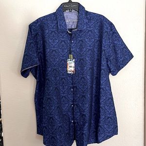 Men’s Robert Graham button up short sleeve shirt.  Bayview style.